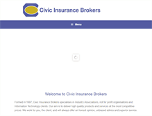 Tablet Screenshot of civicinsurance.com.au